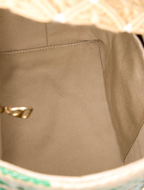 Yosuzi Raffia Top Handle Bag