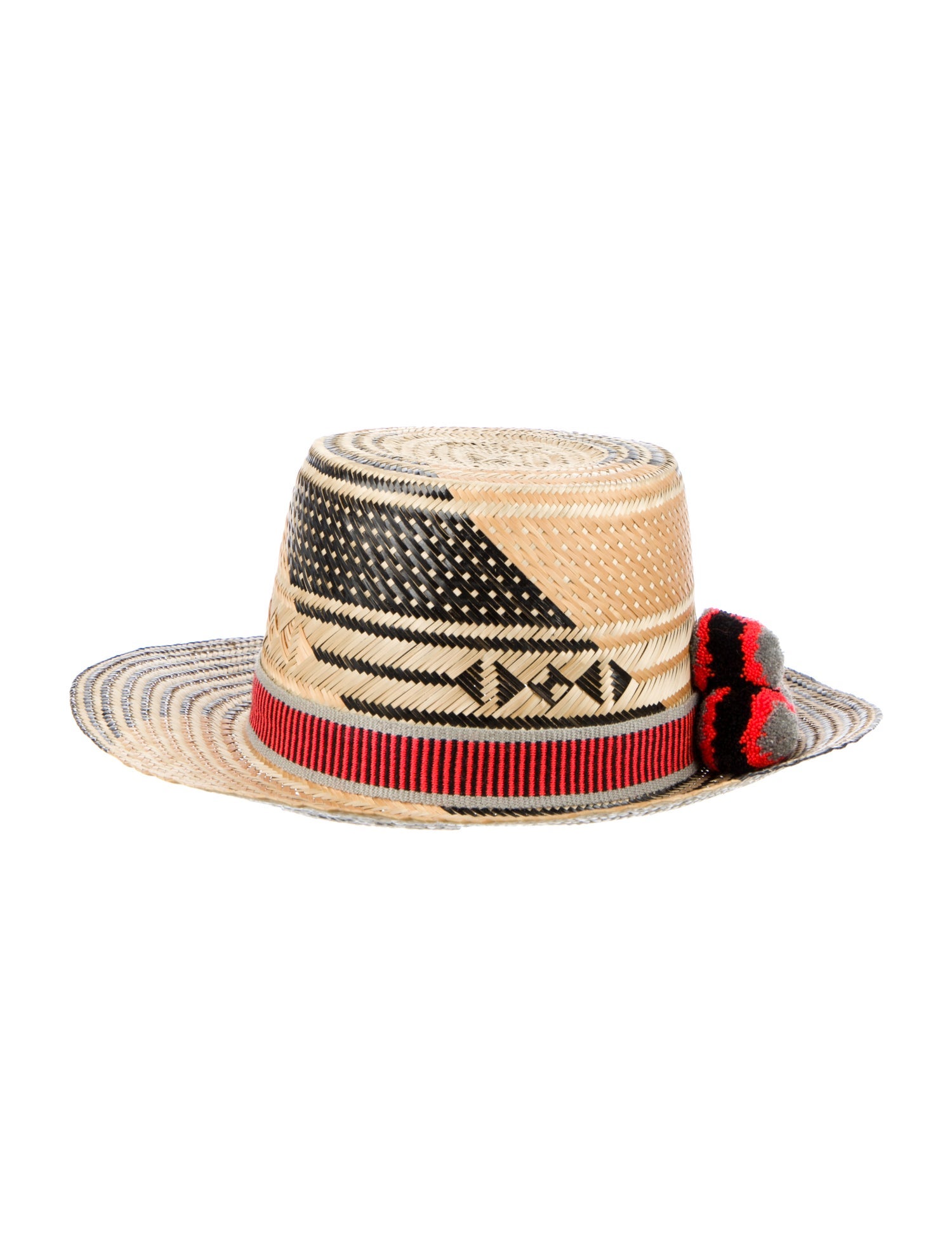 Yosuzi Patterned Boater Hat