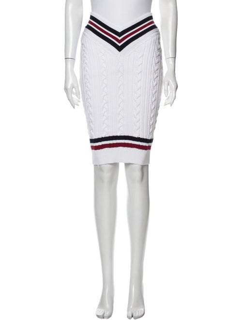 Y/Project Striped Poncho White