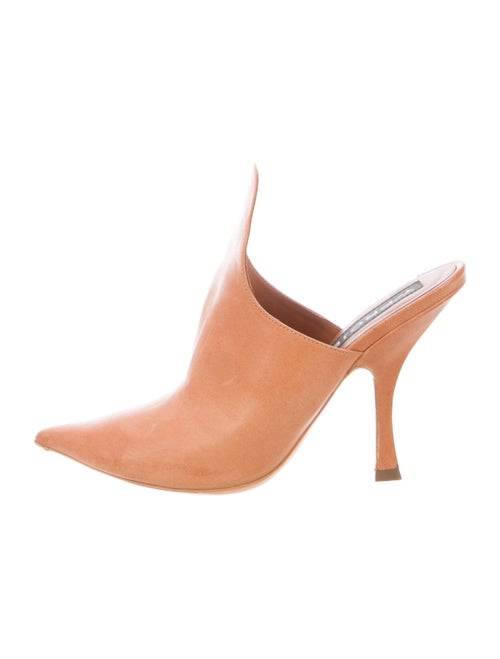 Y/Project Leather Mules Brown
