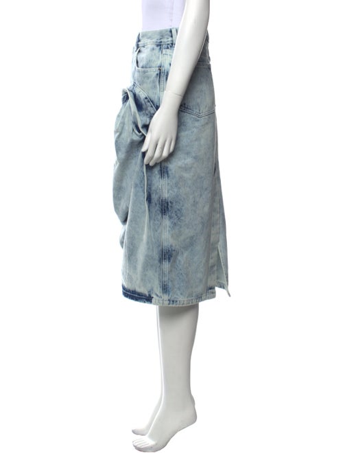 Y/Project Distressed Accents Midi Length Skirt