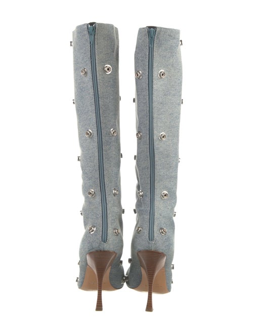 Y/Project Denim Printed Boots