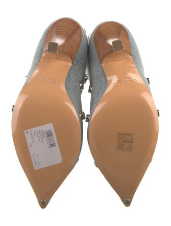 Y/Project Denim Printed Boots