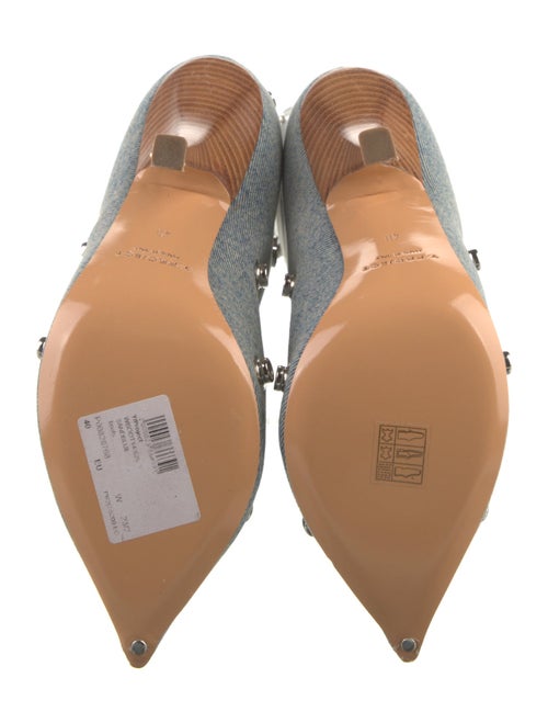 Y/Project Denim Printed Boots