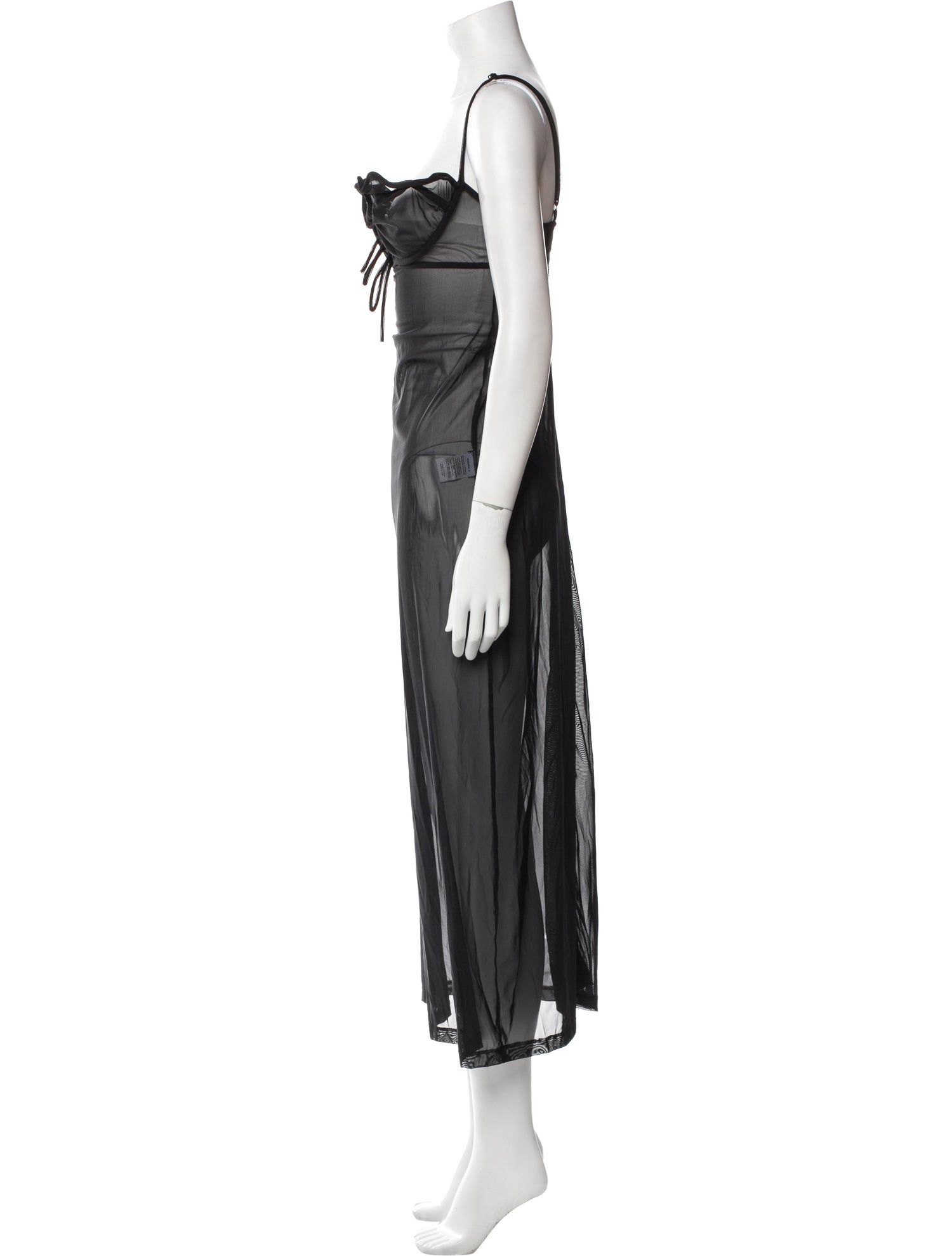 Y/Project Square Neckline Long Dress