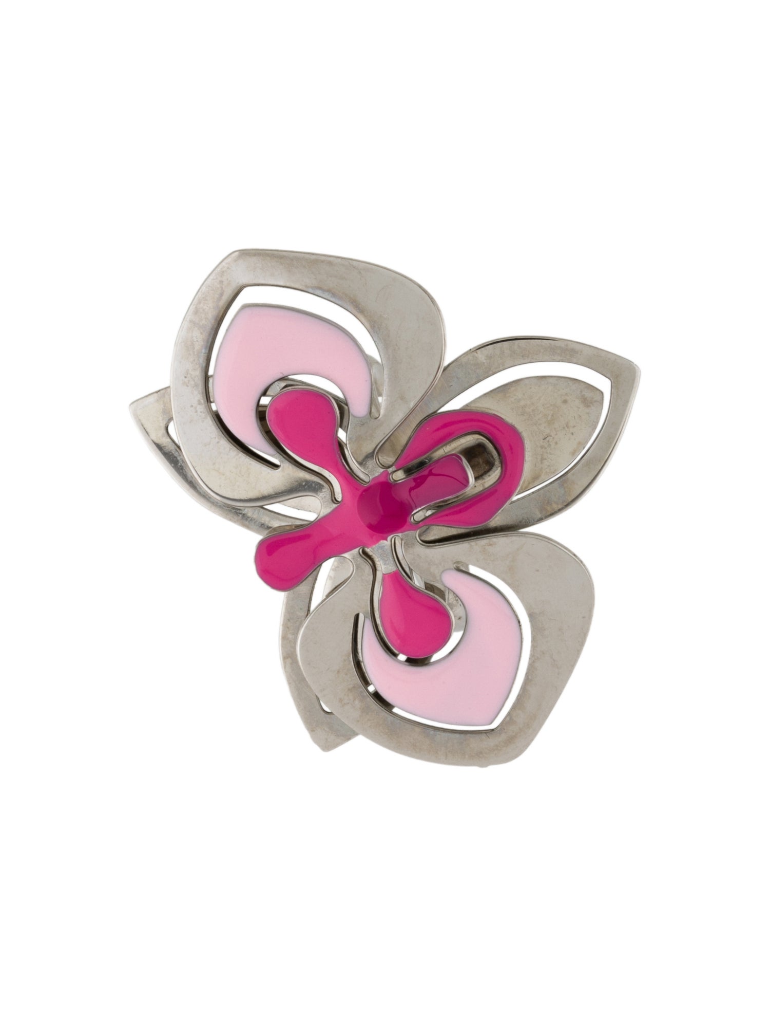 Y/Project Enamel Orchid Single Ear Cuff