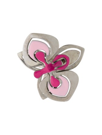 Y/Project Enamel Orchid Single Ear Cuff