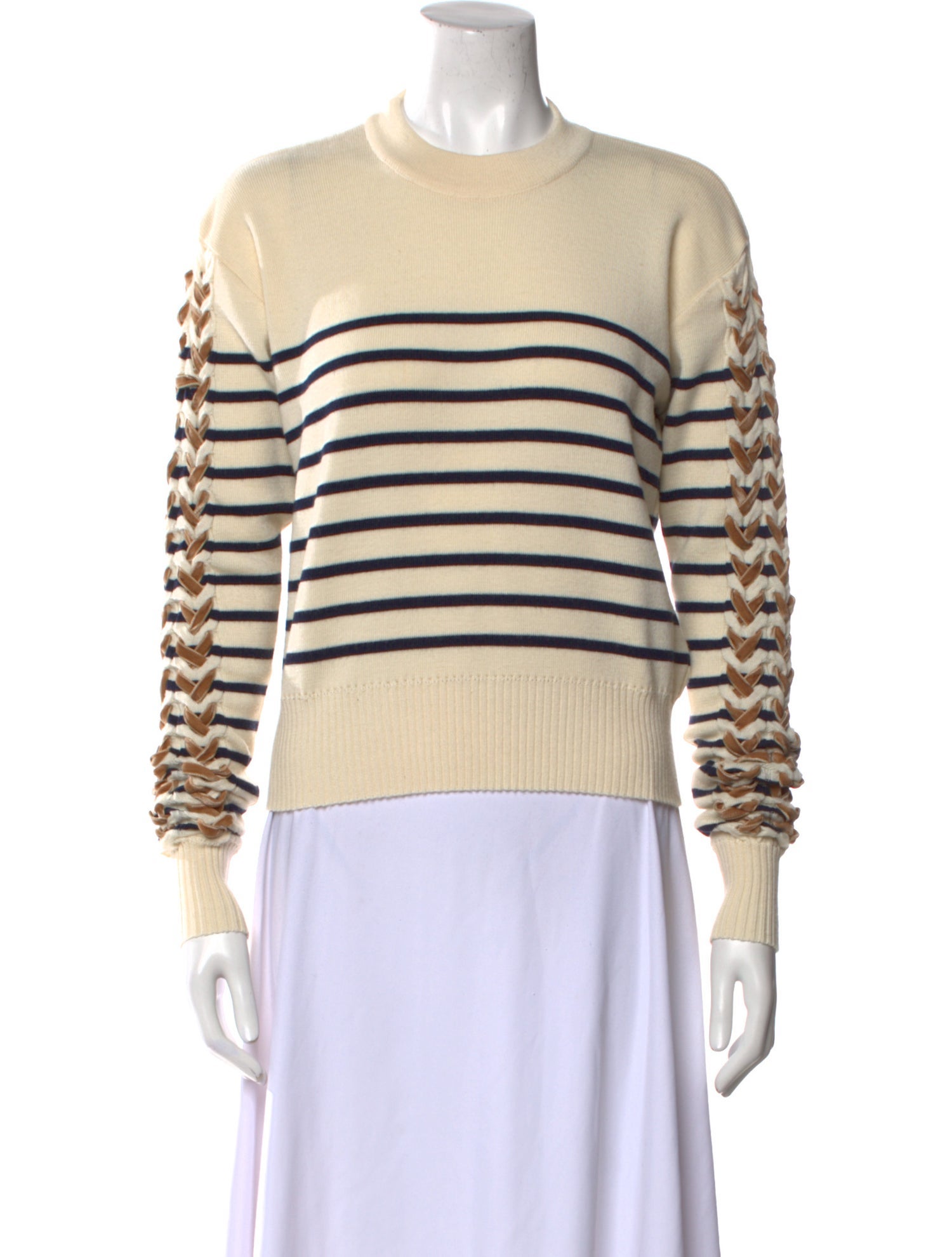 Y/Project Merino Wool Striped Sweater