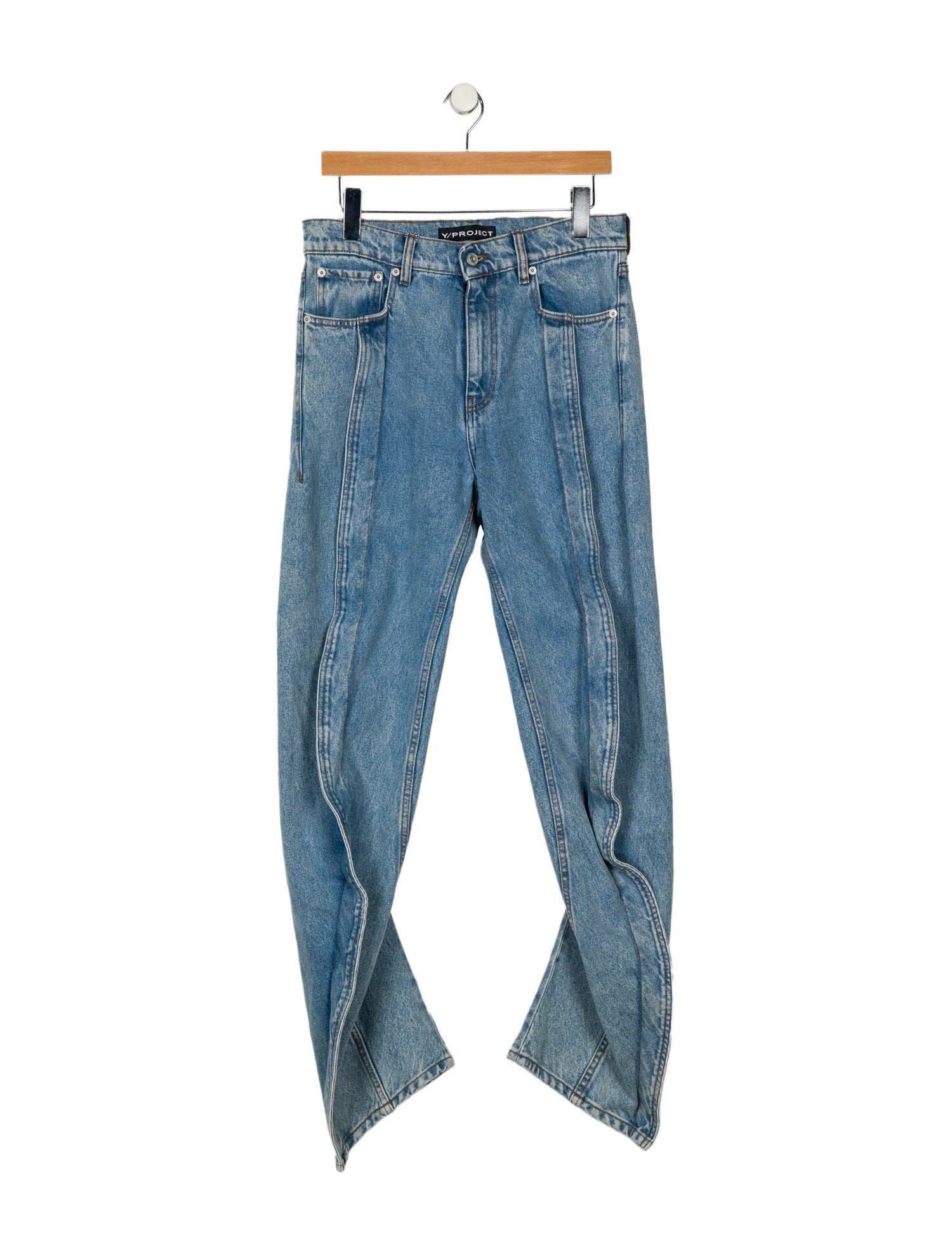 Y/Project High-Rise Straight Leg Jeans w/ Tags