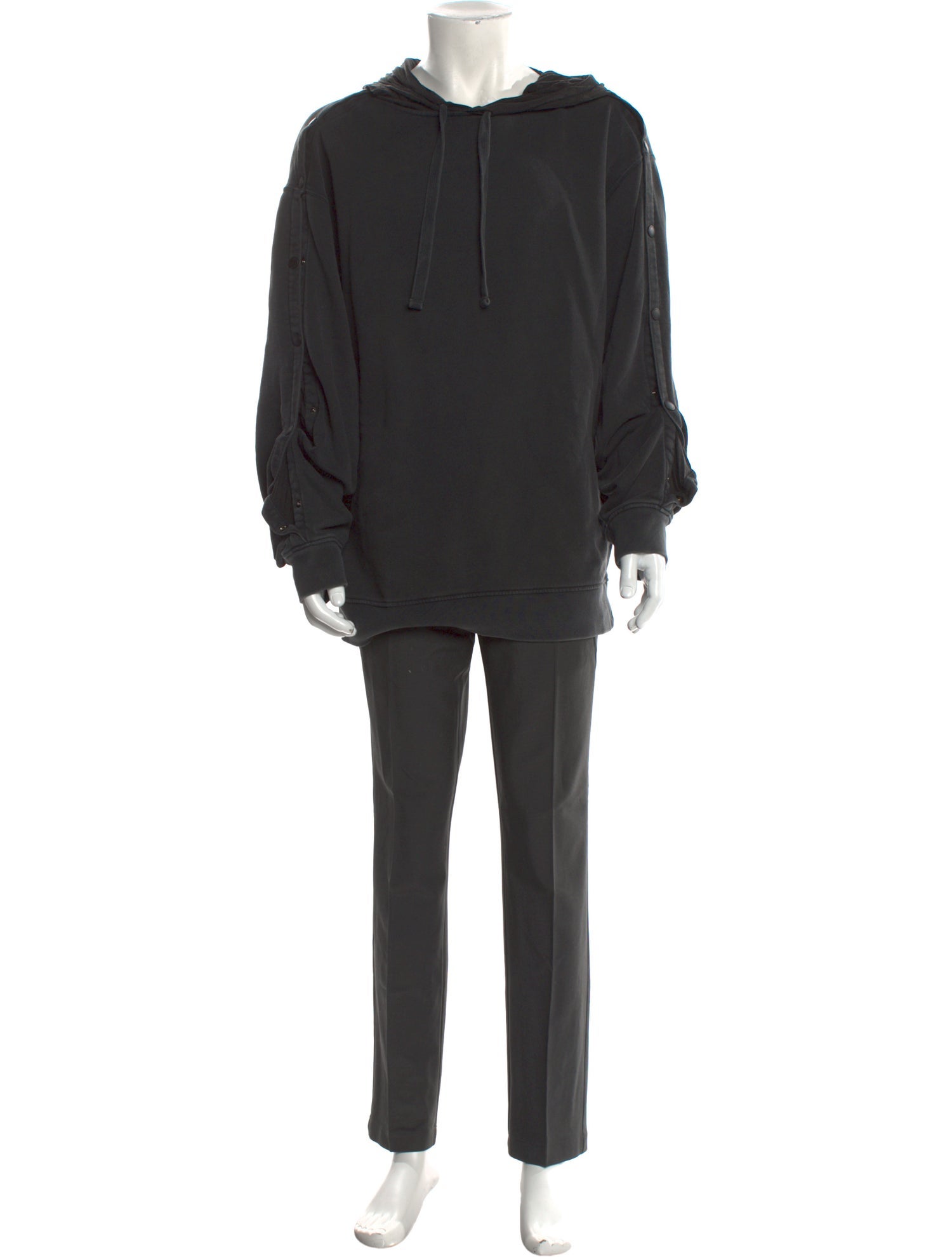Loewe 2022 Pansies-embroidered Sweatshirt - Black