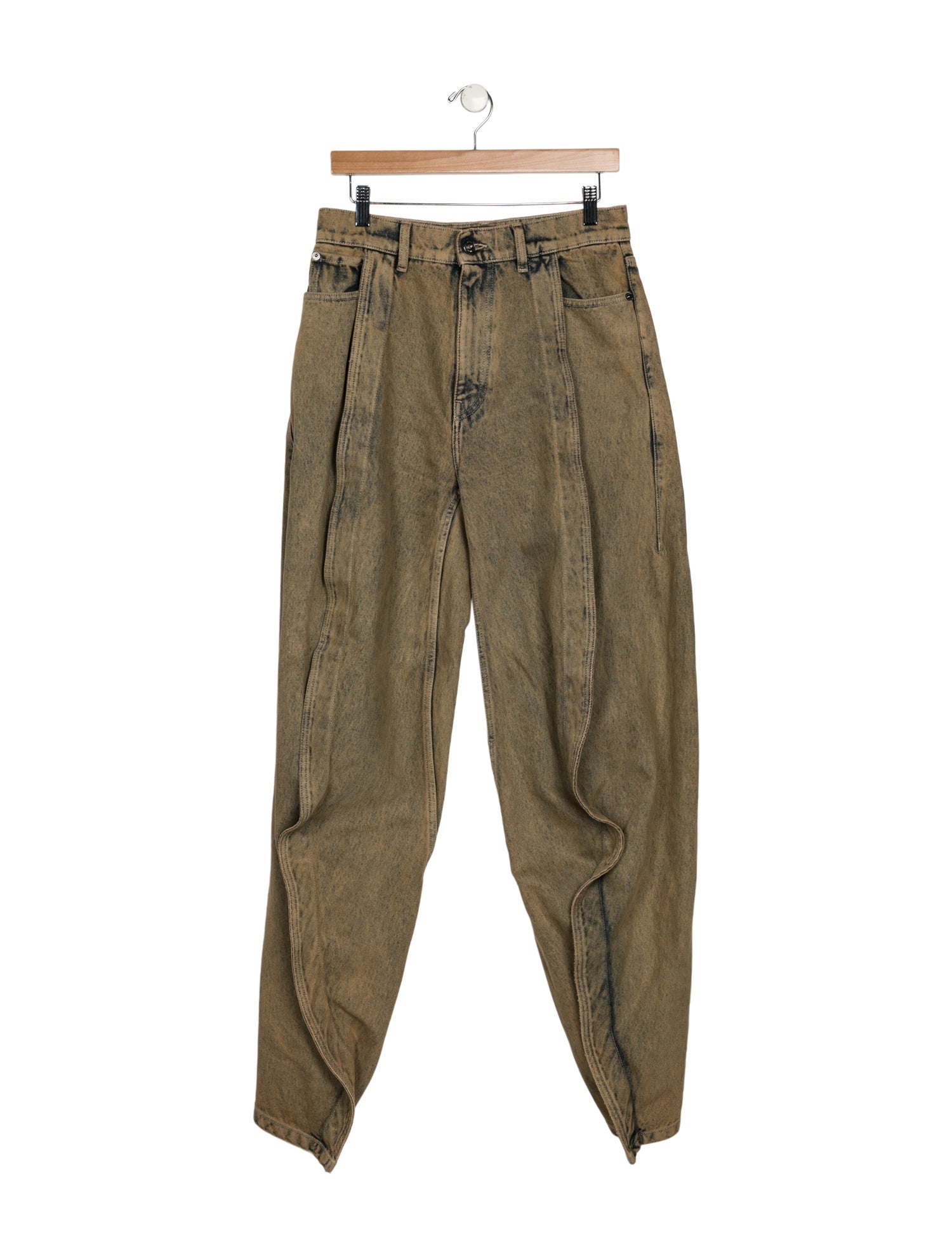 Y/Project High-Rise Straight Leg Jeans