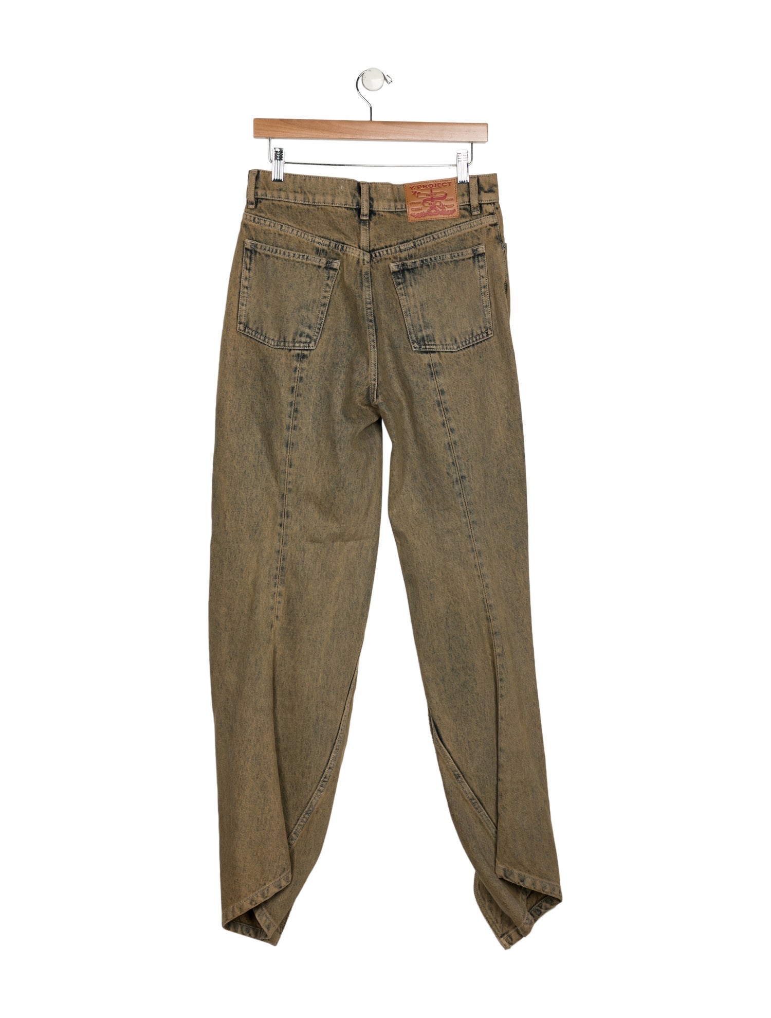 Y/Project High-Rise Straight Leg Jeans