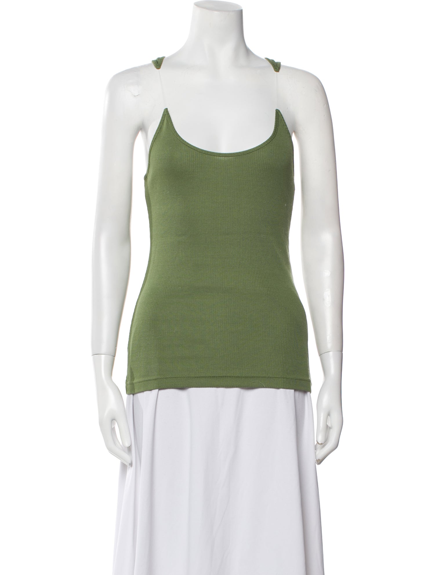 Y/Project Scoop Neck Sleeveless Top