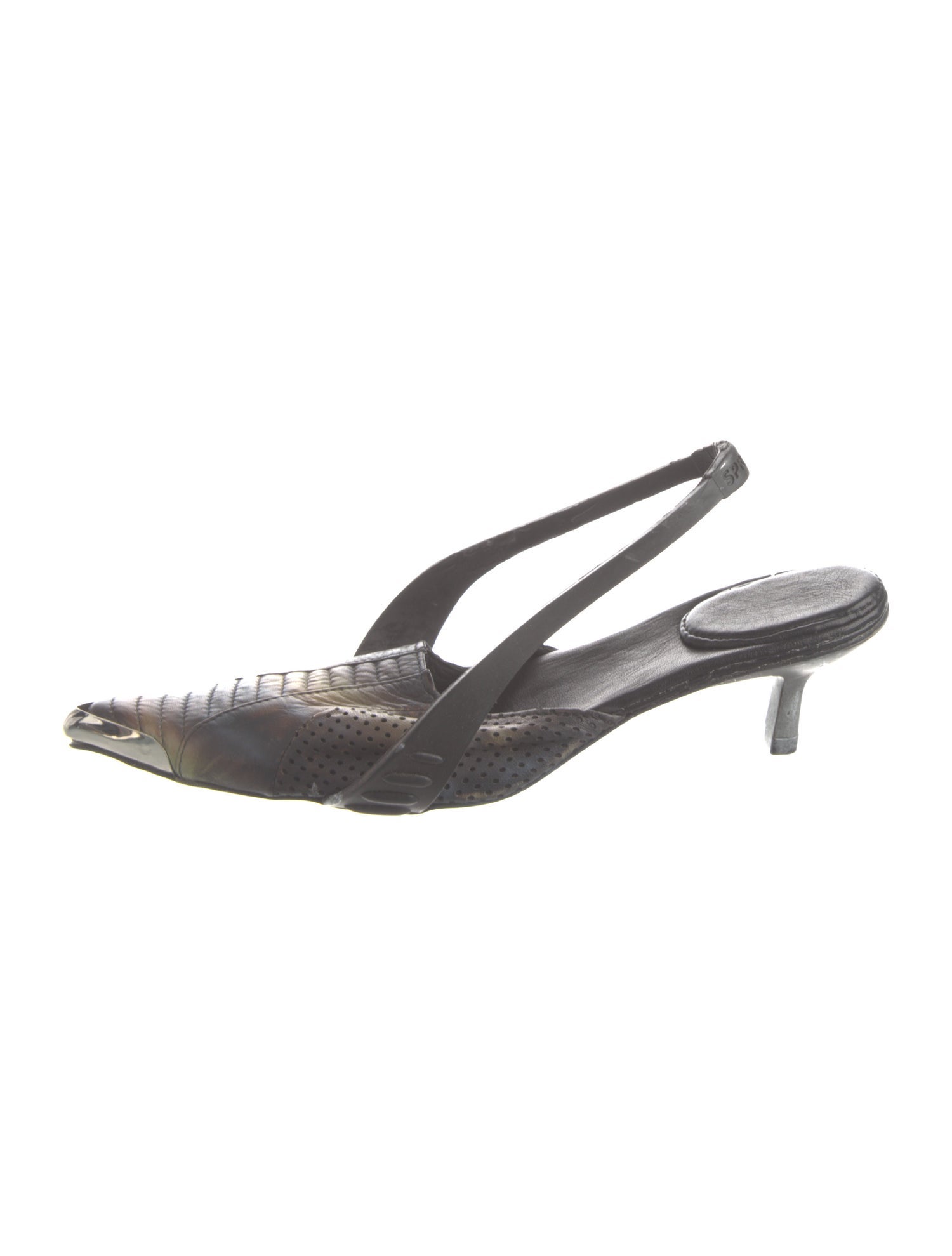 Vintage - Unbranded Spirit Guide 9 Leather Slingback Pumps