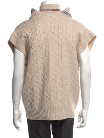 Y/Project Wool Striped Sweater Vest