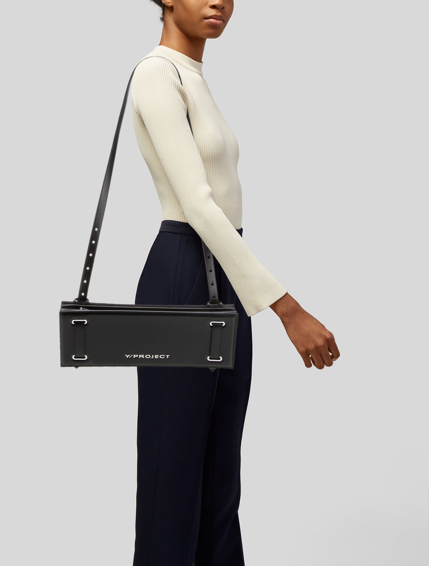 Y/Project Leather Clutch w/ Tags