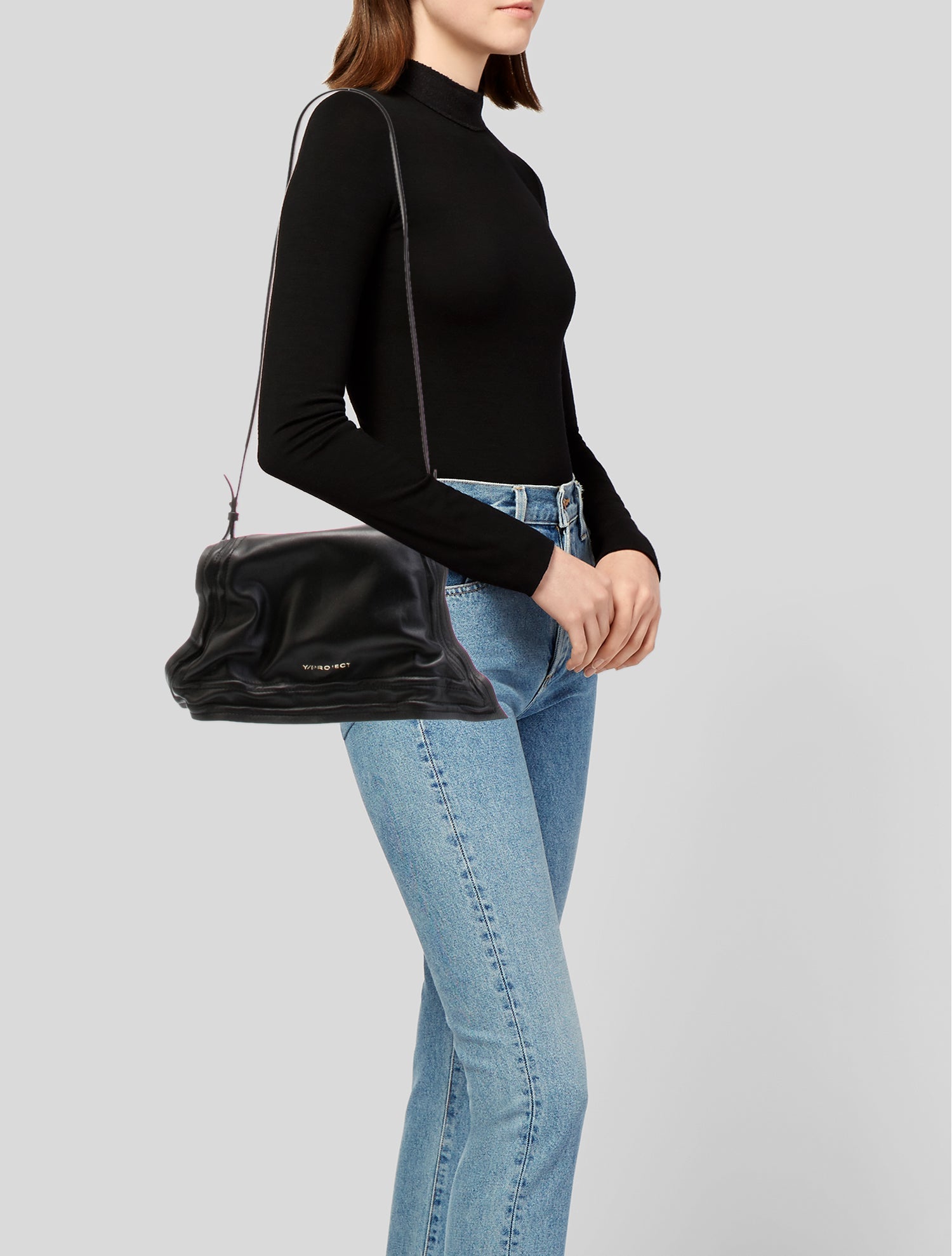 Y/Project Leather Crossbody Bag