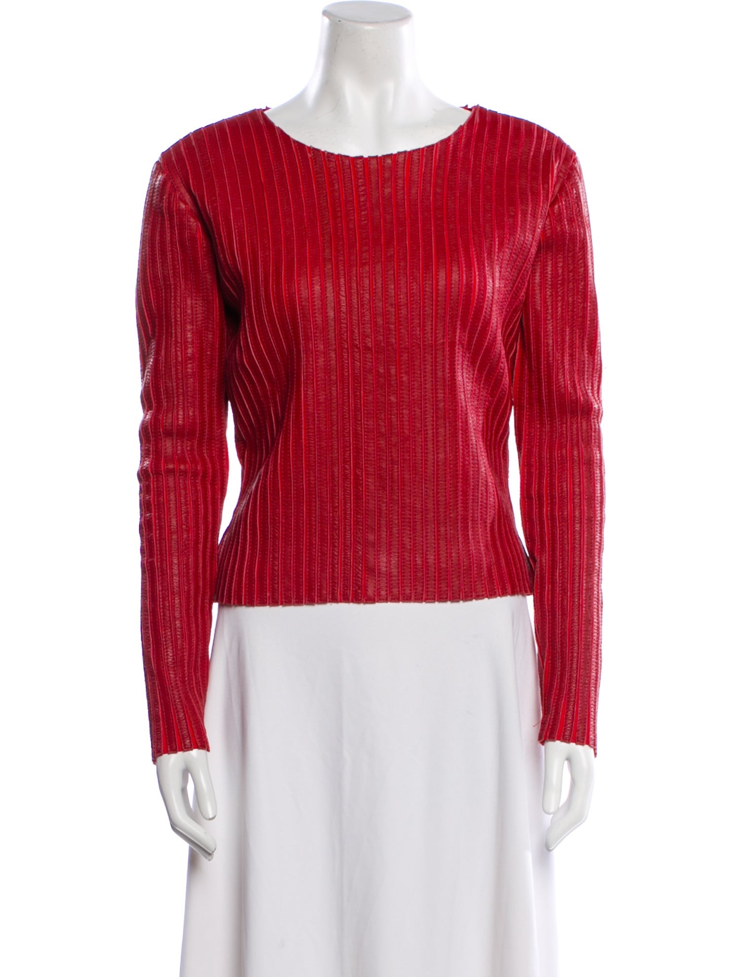 Y/Project Calfskin Scoop Neck Top w/ Tags