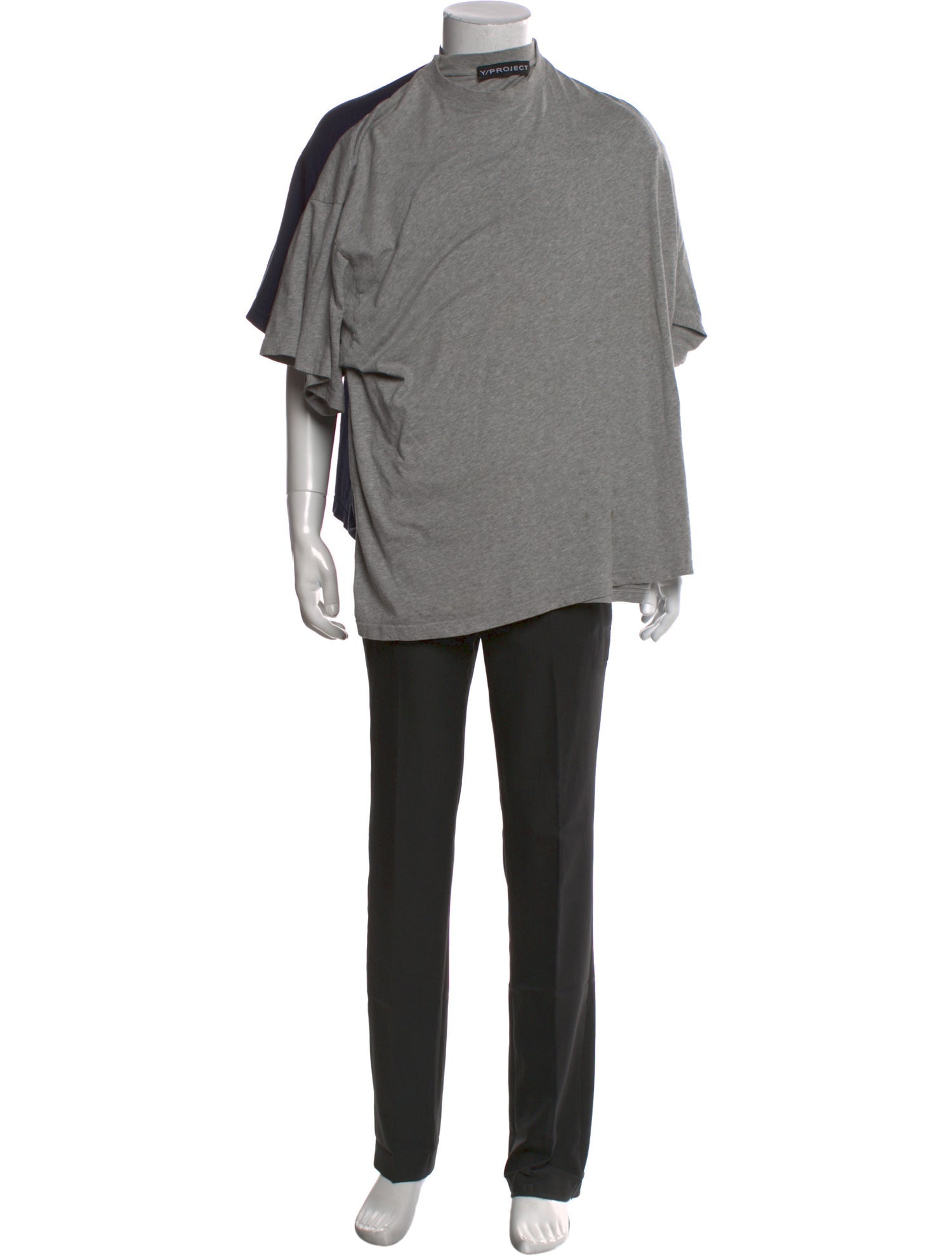 Y/Project Mock Neck Short Sleeve T-Shirt