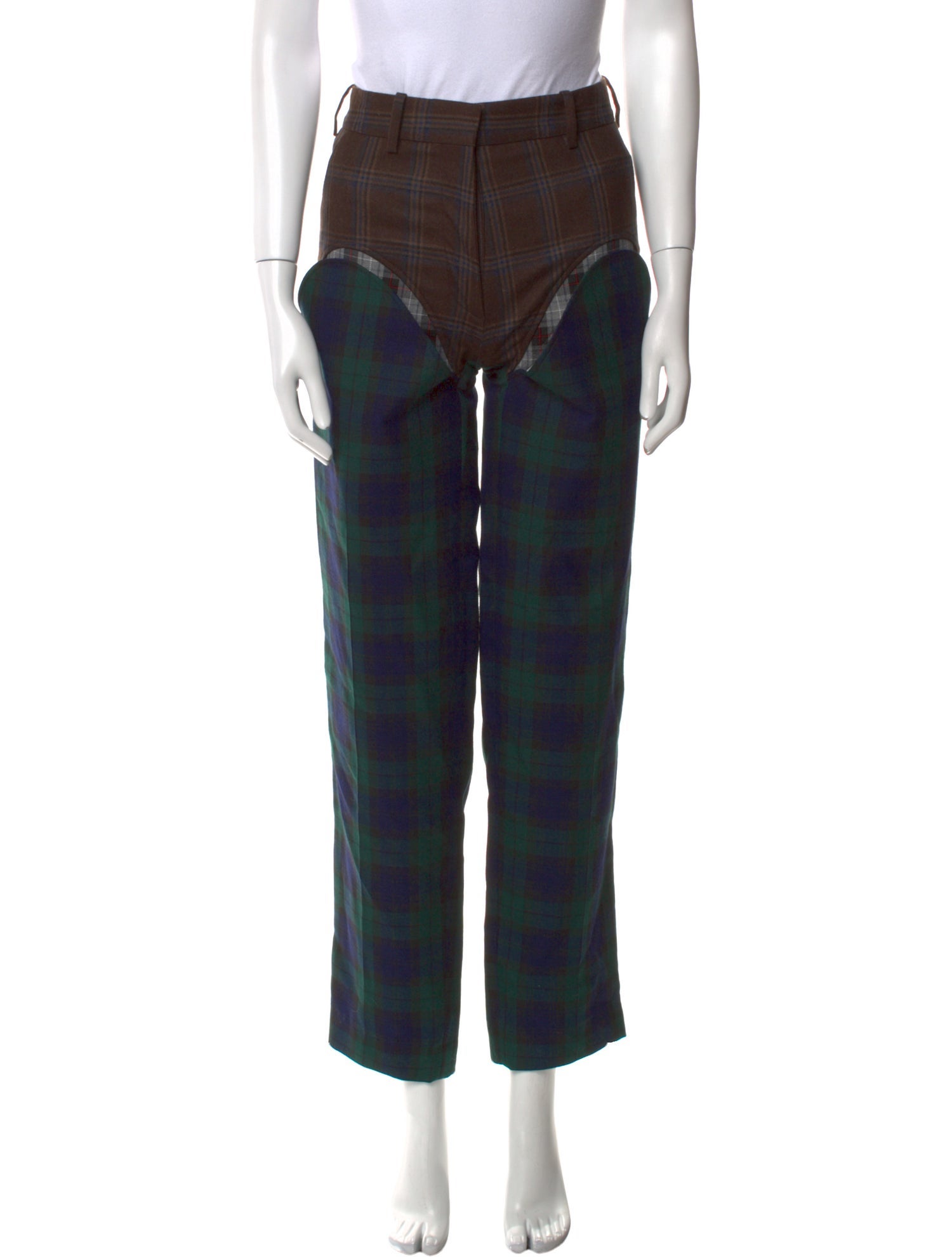 Y/Project Wool Straight Leg Pants