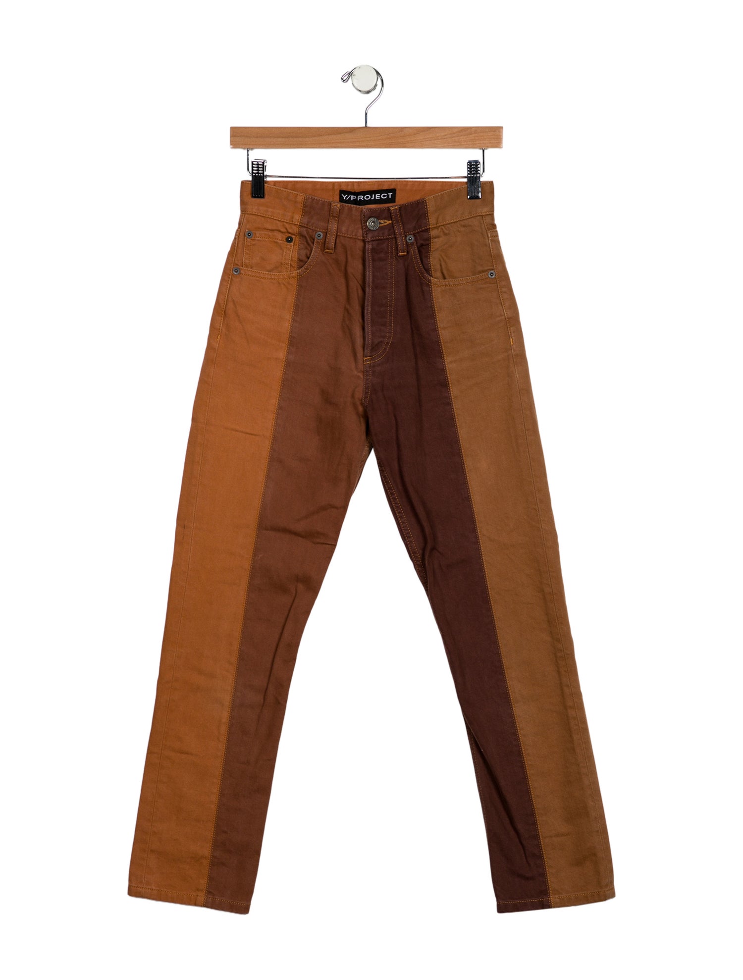 Y/Project High-Rise Straight Leg Jeans