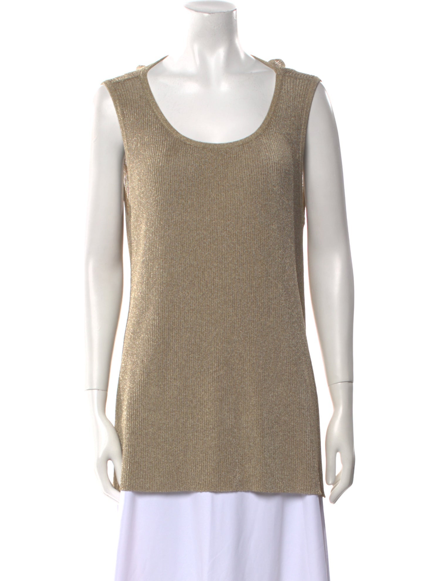Y/Project Scoop Neck Sleeveless Top