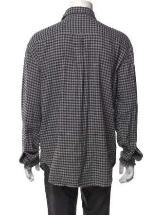 Y/Project Plaid Print Long Sleeve Shirt