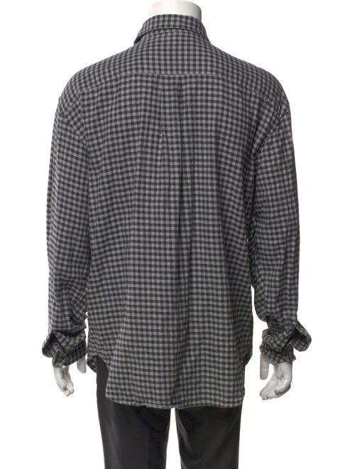Y/Project Plaid Print Long Sleeve Shirt