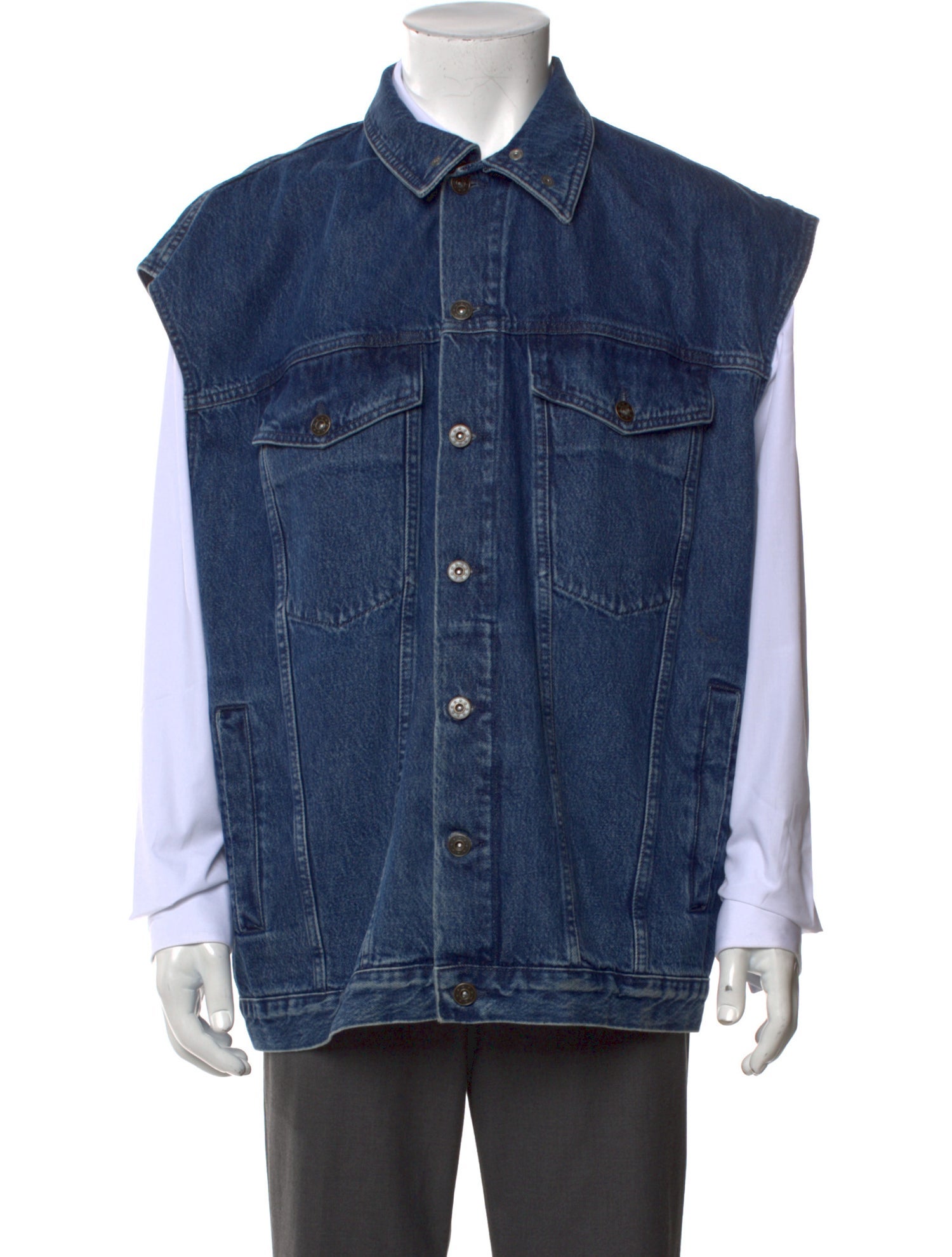 Y/Project Long Sleeve Denim Shirt