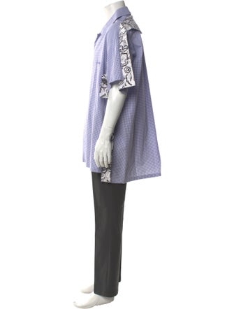 Y/Project Plaid Print Short Sleeve Shirt