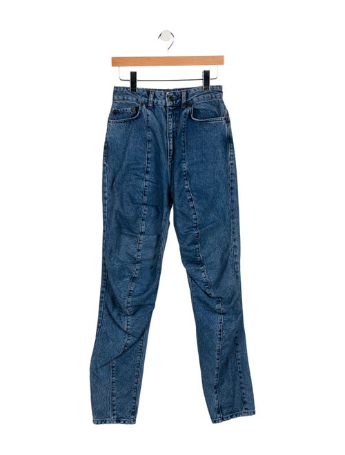 Y/Project High-Rise Straight Leg Jeans