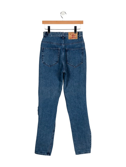 Y/Project High-Rise Straight Leg Jeans