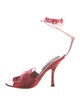 Y/Project Patent Leather Sandals