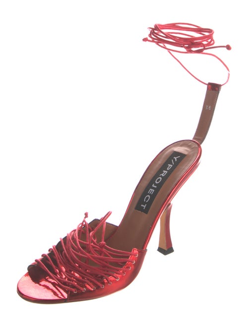 Y/Project Patent Leather Sandals