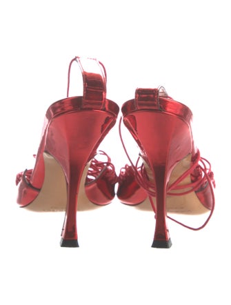 Y/Project Patent Leather Sandals