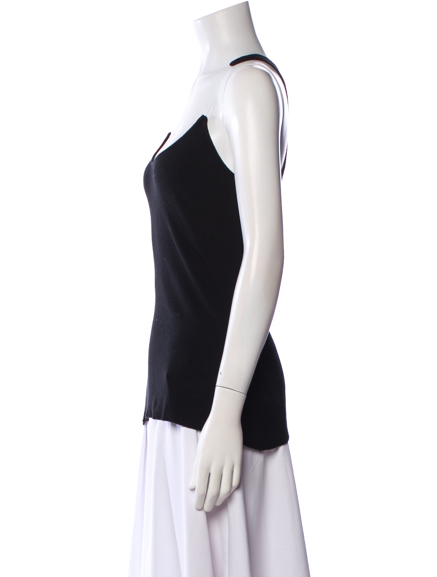 Y/Project Scoop Neck Sleeveless Top