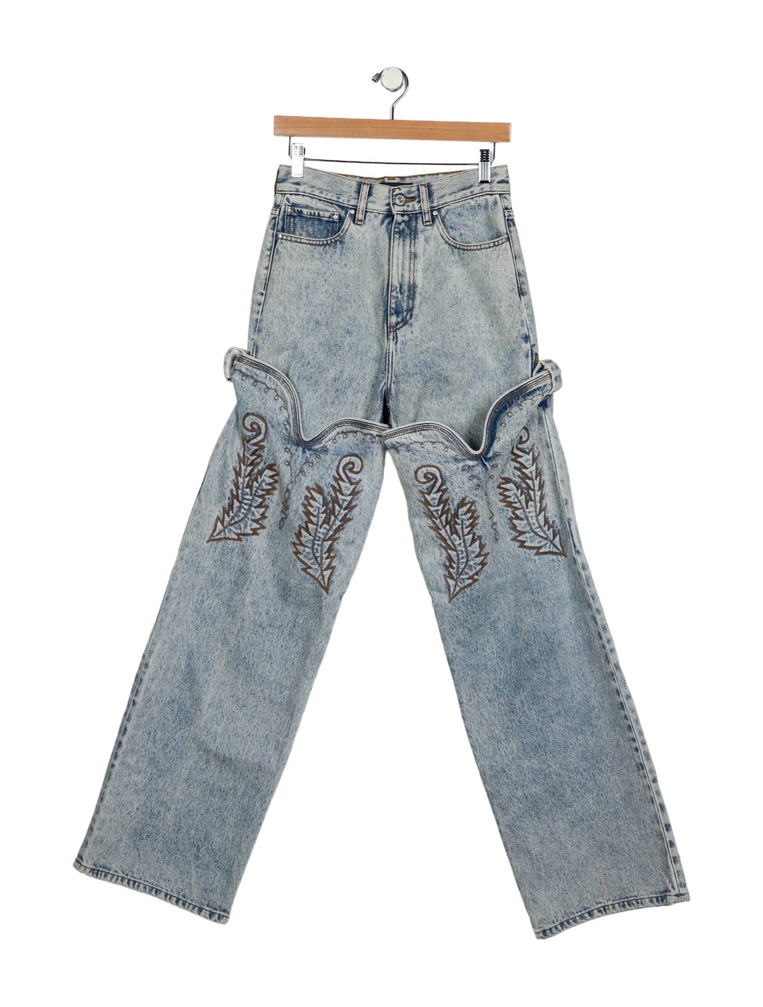 Y/Project High-Rise Wide Leg Jeans