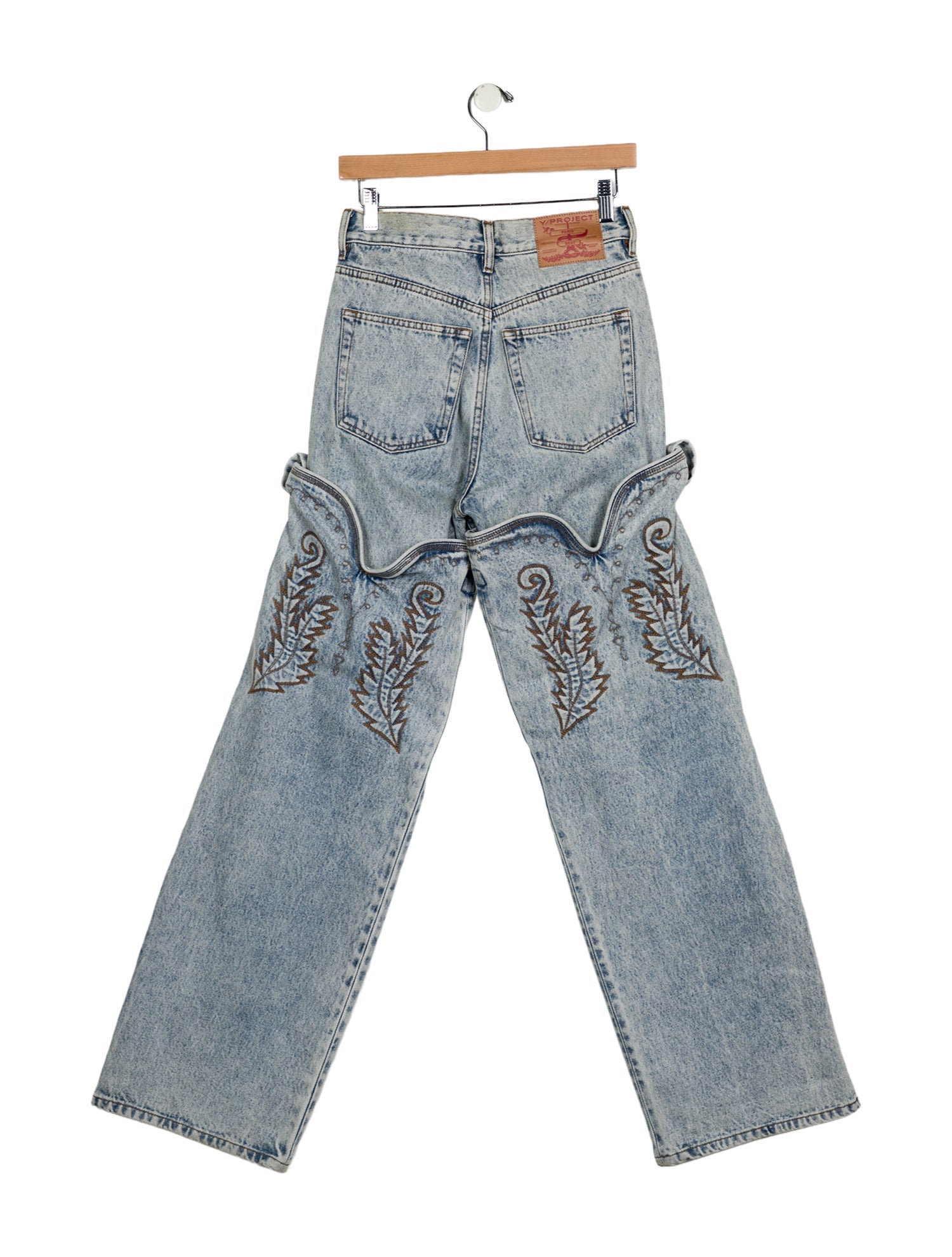 Y/Project High-Rise Wide Leg Jeans
