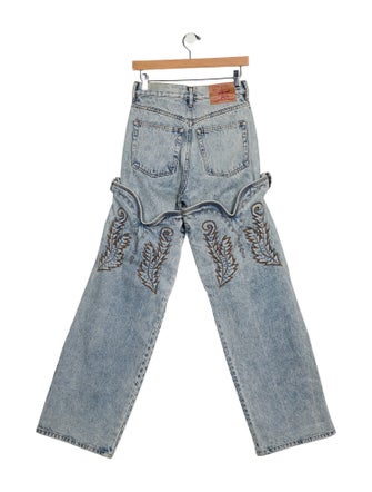 Y/Project High-Rise Wide Leg Jeans
