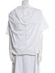 Y/Project Mock Neck Short Sleeve Button-Up Top