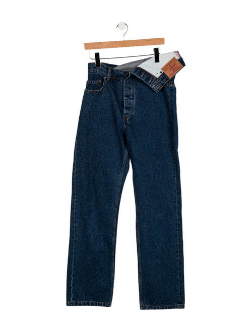 Y/Project High-Rise Wide Leg Jeans