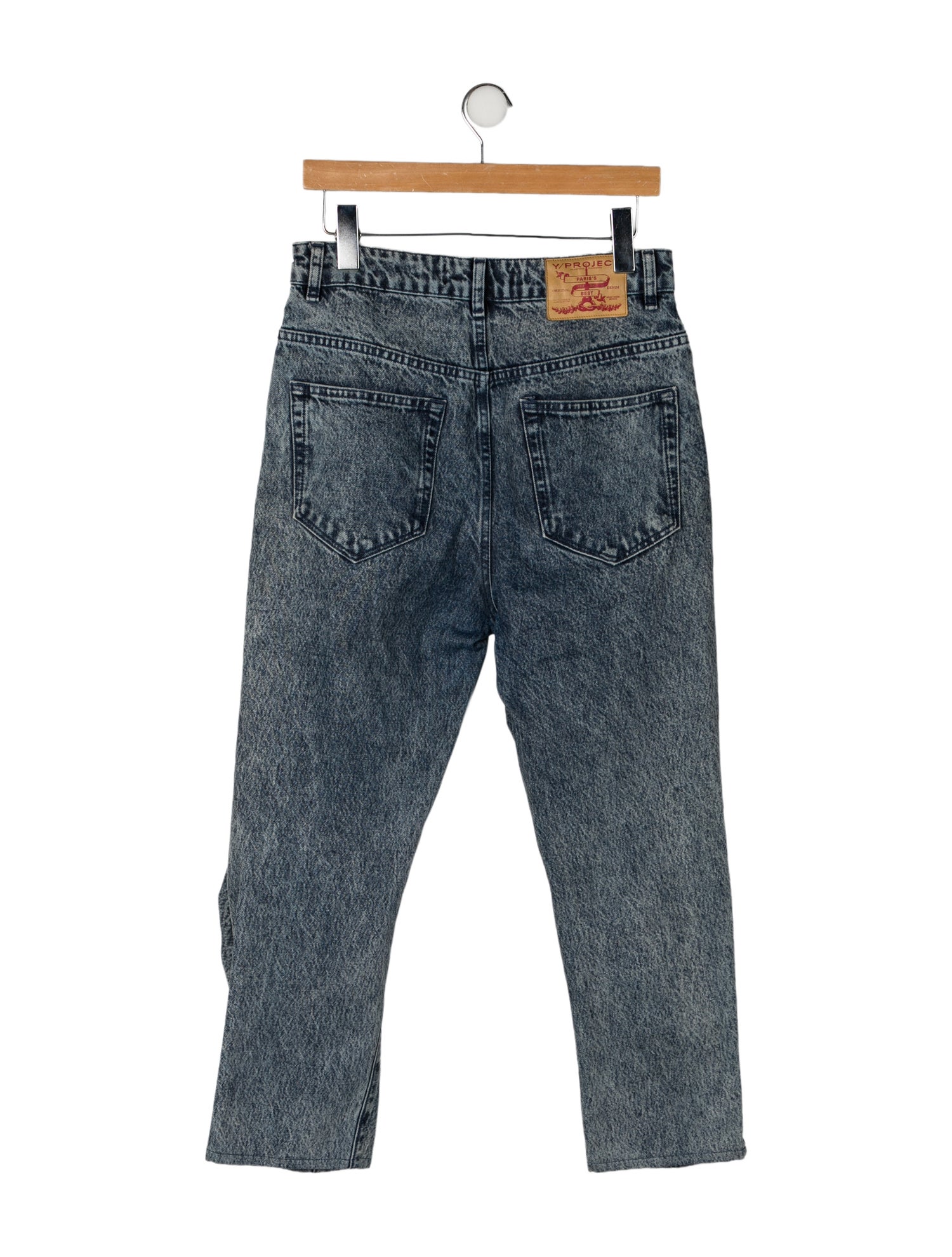 Y/Project High-Rise Straight Leg Jeans