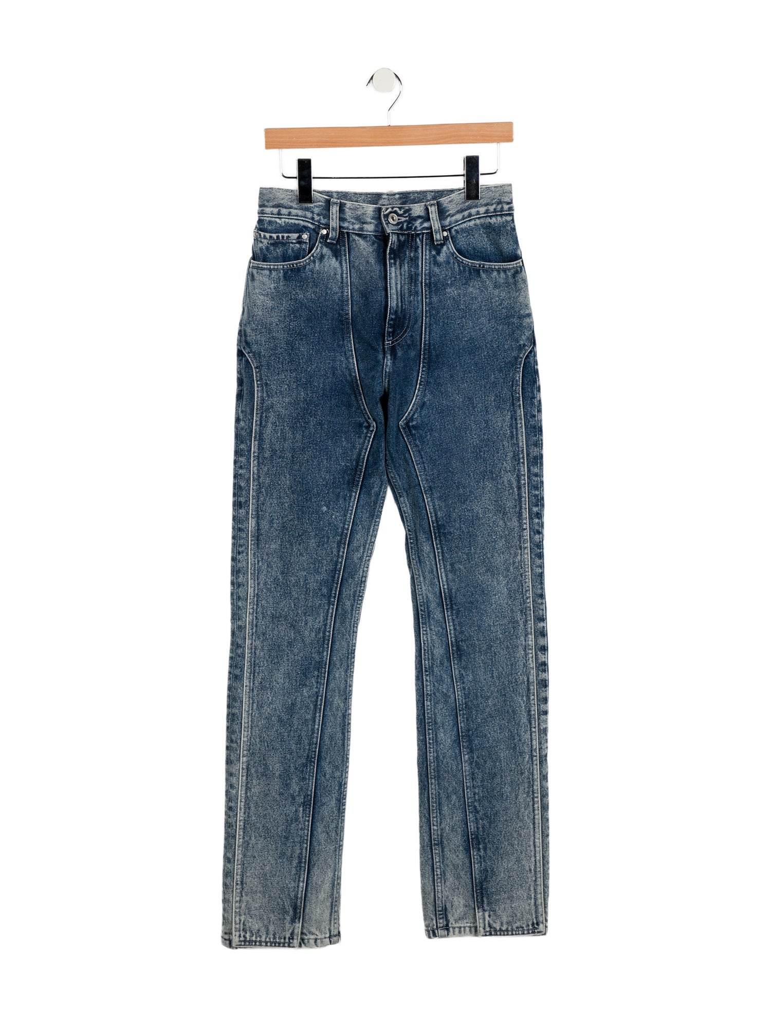 Y/Project High-Rise Straight Leg Jeans