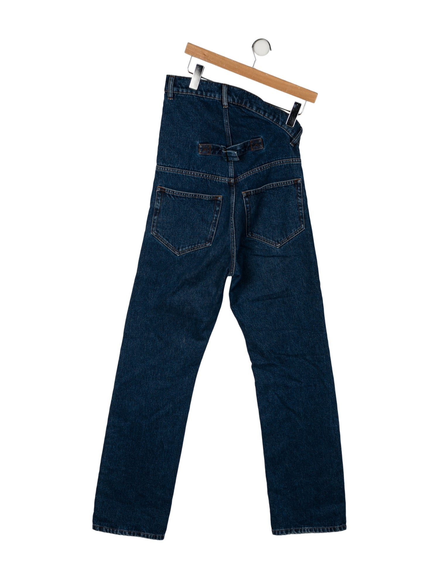 Y/Project High-Rise Straight Leg Jeans