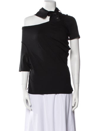 Y/Project Asymmetrical Short Sleeve Top
