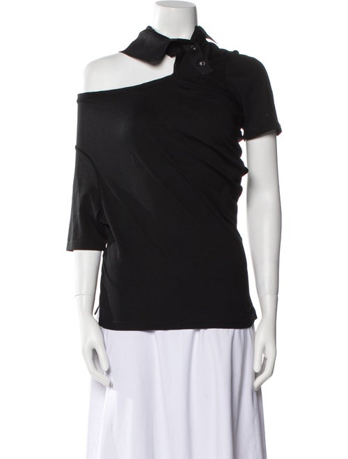 Y/Project Asymmetrical Short Sleeve Top
