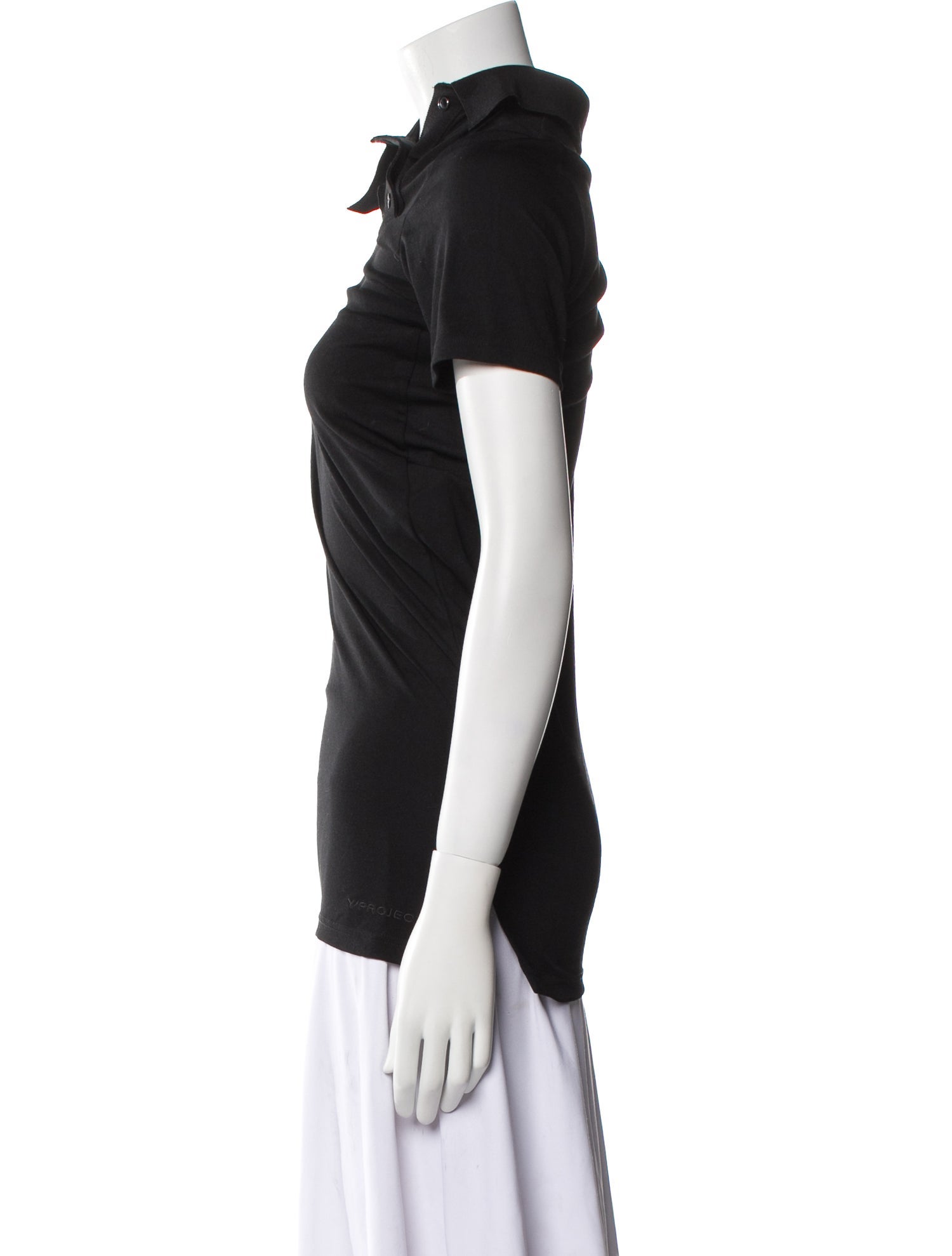 Y/Project Asymmetrical Short Sleeve Top