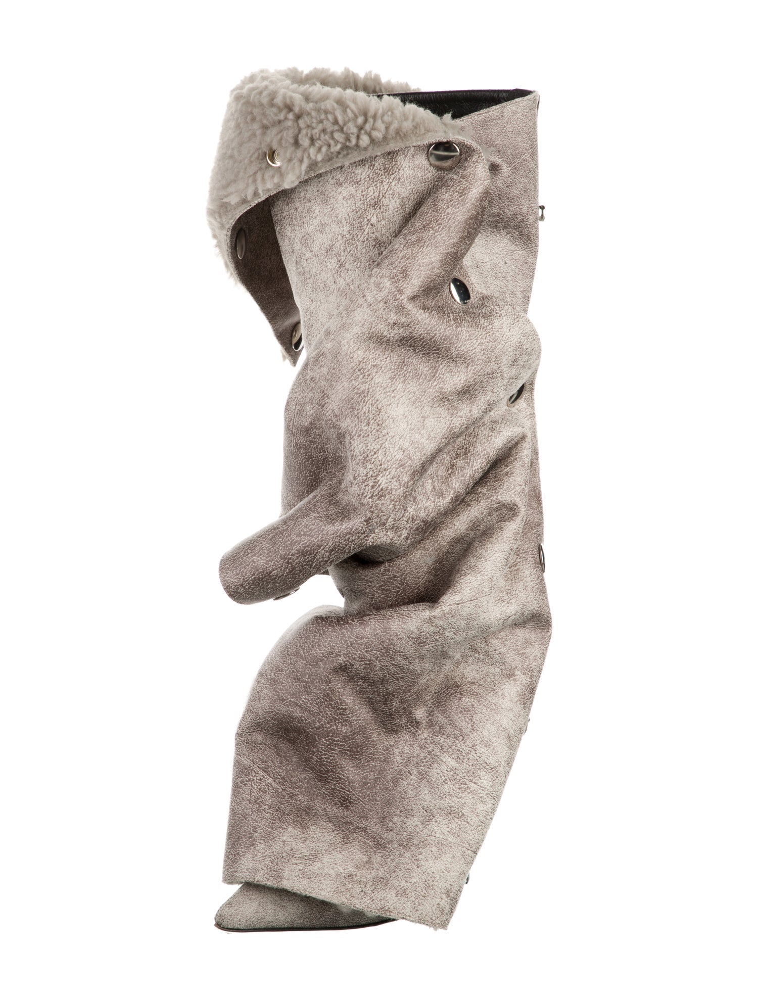 Y/Project Leather Slouch Boots