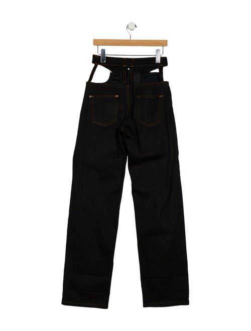 Y/Project Mid-Rise Wide Leg Jeans