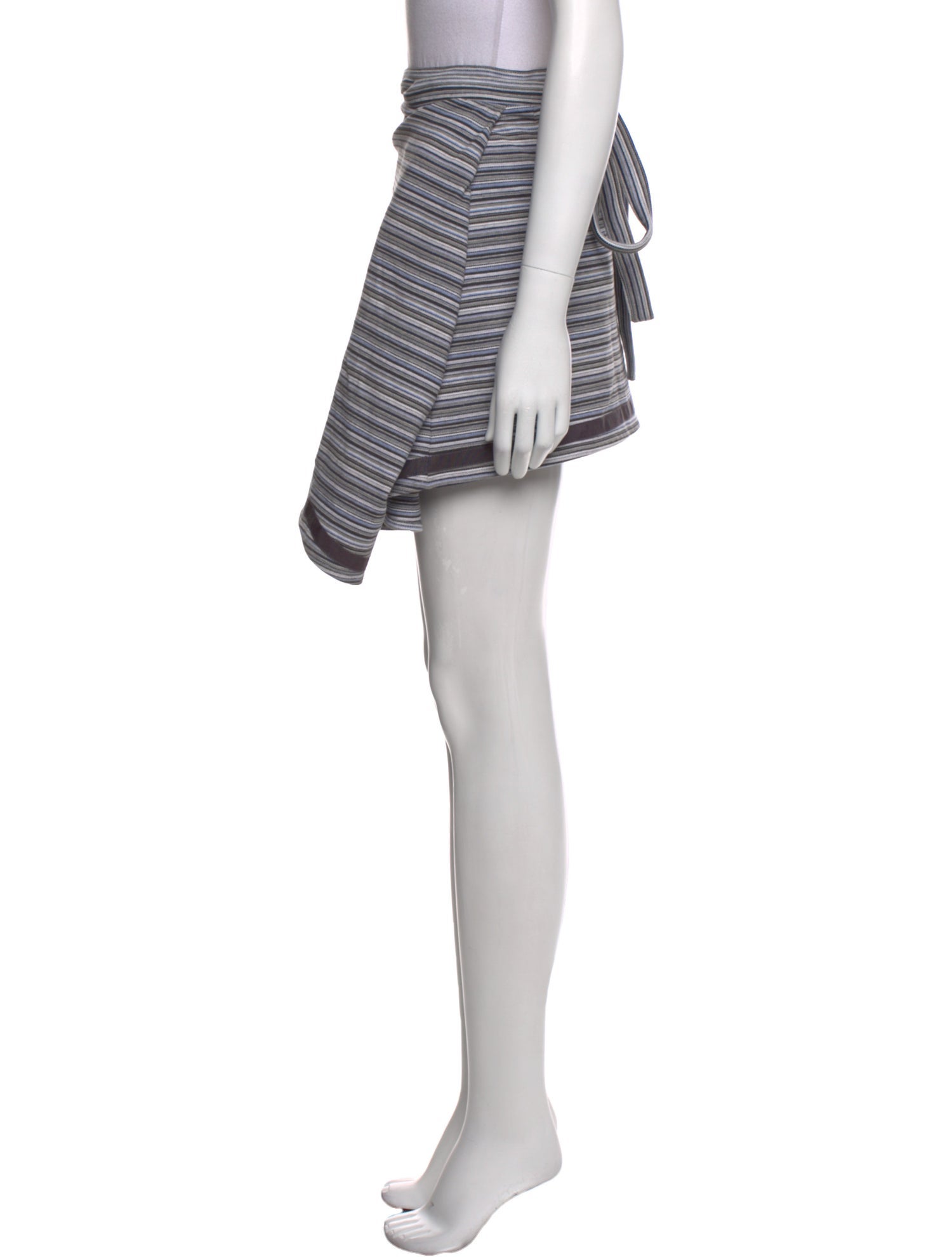 Y/Project Striped Mini Skirt